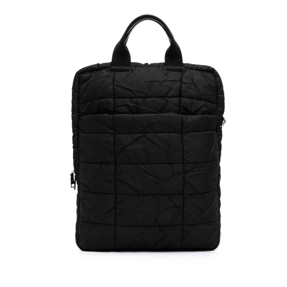 Pre-Loved Prada Tessuto Bomber Vertical Laptop Bag